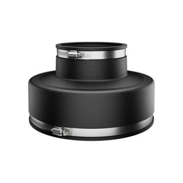 Imagem de Fernco P1006-84 Acoplamento flexível de tubo de PVC para conexões de encanamento de concreto a ferro fundido, plástico ou aço