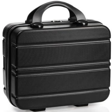 Imagem de Mala de viagem cosmética Acshio Hard Shell 30x13x23cm preta