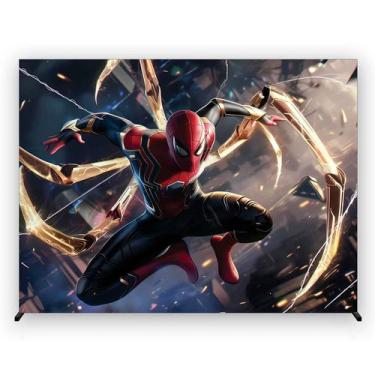 Imagem de Painel de Festa Retangular Aranha Humana 3,00x2,00 Metros Fera Print, 