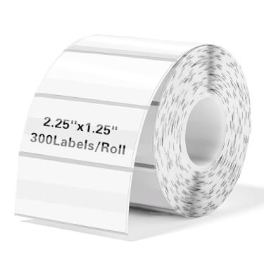 Imagem de Starboling Etiquetas térmicas diretas transparentes de 5,7 cm x 3,18 cm, etiqueta autoadesiva para endereço, logotipo, envio, códigos de barras, código QR