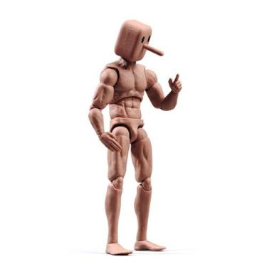 Imagem de Boneco de ação Fremego Escala 1/12 Masculino Super Flexível