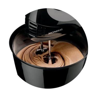 Imagem de Batedeira Mondial B-04 Np Batedeira-127v-preto/inox