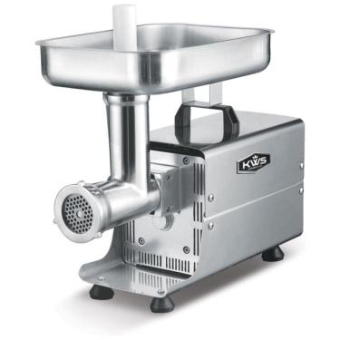 Imagem de SL 8 450W 1, 2HP moedor de carne elétrico moedor de carne de aço inoxidável, KWS KITCHENWARE STATION ME 8, Prateado