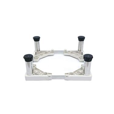 Imagem de Suporte de geladeira ajustável para serviço pesado 4/8/12 pernas antivibração base de máquina de lavar suporte de base de secadora largura/comprimento 42-70 cm Stent - 400 kg