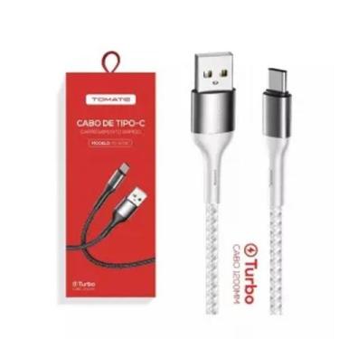 Imagem de Cabo de Dados Turbo USB Tipo-C 1.2M 5V 2.4A - Tomate TC-204C