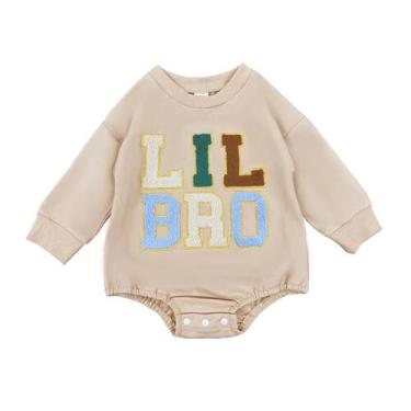 Imagem de Moletom Clothes TwoPumpkin Baby Boy Little Brother 12-18M