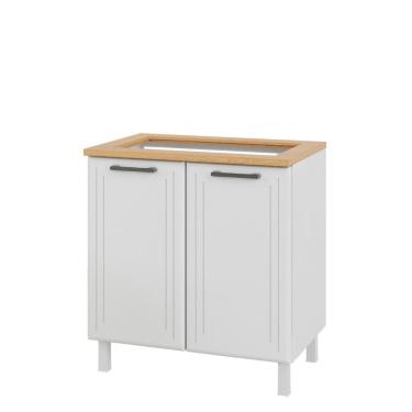 Imagem de Balcao para Cooktop em Aco 4 Bocas 2 Portas Liz Telasul