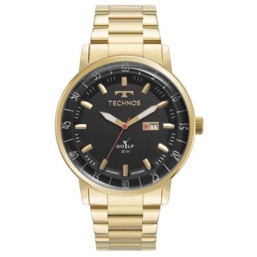 Imagem de Relógio Technos Masculino Ref: 2115lap/1p Clássico Golf Dourado