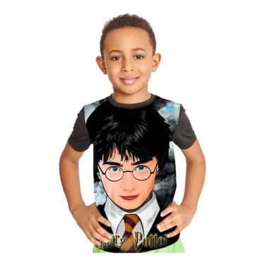 Imagem de Camiseta Infantil Harry Potter Desenho Full Print Ref:213 - smoke, Pre