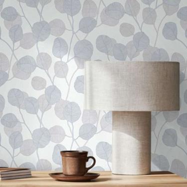 Imagem de Papel de Parede Up To Date Folhagem Branco 34808