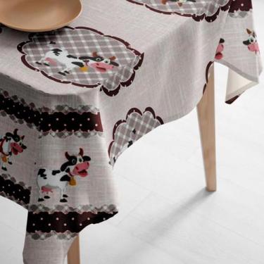 Imagem de Toalha de Mesa Plástica Térmica Impermeável PVC Estampada 4,00x1,40m C