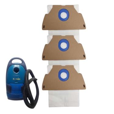 Imagem de Saco Para Aspirador De Pó Descartavel 3 Unidades Compatível com Eletrolux Mondo