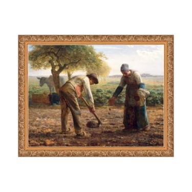 Imagem de Quadro Plantadores de Batatas com moldura (P)