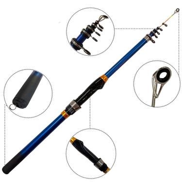 Imagem de Vara Telescópica Molinete Ultra Light Josby 1,50 Metros Jaú Pesca-Unissex