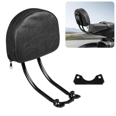 Imagem de DSISIMO Encosto de passageiro de motocicleta Sissy Bar com descanso traseiro almofada almofada e bagageiro compatível com para Sportster S 1250 RH1250S 2021 2022 2023 2024 2025 encosto