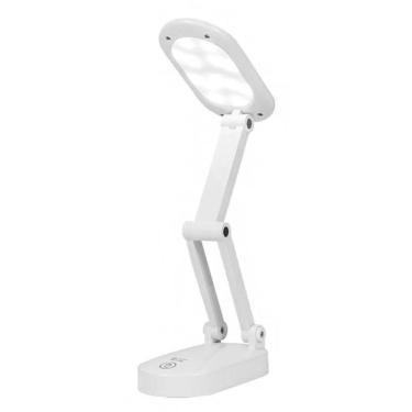 Imagem de Luminaria De Mesa Touch Dobrável Abajur Sem Fio Led Articulada Recarregavel 3 Funções Iluminaçao Lampada