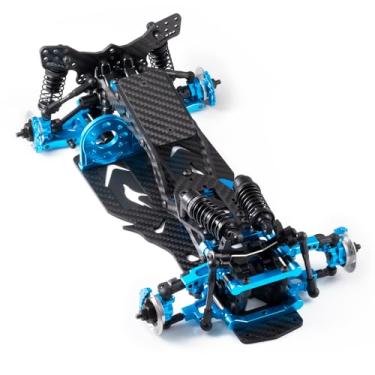 Imagem de Zolikar Alloy & Carbon RC Chassis Frame Body Kit for 1/10 Sakura D5 MINI+MR RC Road Rear Wheel Drive Drift Car Upgrades