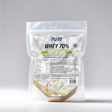 Imagem de Whey Protein Concentrado 70% 450g Pure Athletic Sabor:Torta de Limão