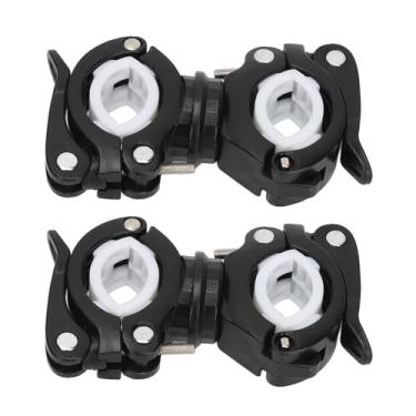 Imagem de Haofy Suporte de Bengala Rollator Estável e Ajustável para Movimentação de Bengala - para Cadeiras de Rodas e Caminhantes Idosos - Material ABS (Preto e branco)