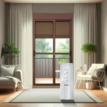 Imagem de Porta de Correr com Persiana integrada 2 Folhas Móveis 220 X 200 Elite