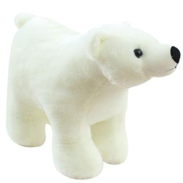 Imagem de Brinquedo de pelúcia, desenho animado, urso polar, boneca macia de pel