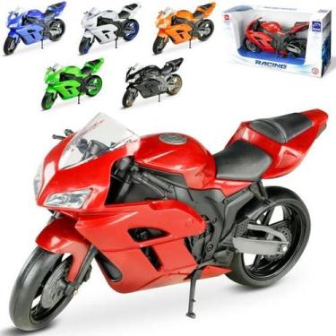 Imagem de Moto racing motorcycle roda livre 22x13x6,5cm - ROMA BRINQUEDOS SORTID