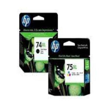 Imagem de Cartucho Hp 74xl 75xl Preto E Color