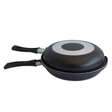 Imagem de Omeleteira 18 Preta em Aluminio 0.022 DONA CHEFA
