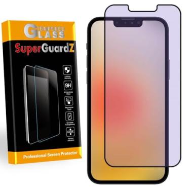 Imagem de SuperGuardZ Protetor de tela para iPhone 14 Pro Max, vidro temperado antiluz azul, proteção para os olhos, [cobertura total da tela]