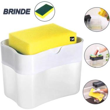 Imagem de Porta Detergente Para Pia De Cozinha Esponja Dispenser Dosador - OPEN 