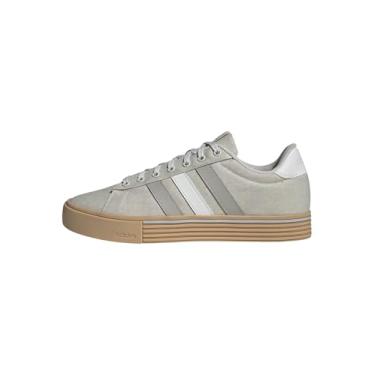 Imagem de adidas Tênis masculino casual Daily 4.0 com cadarço, Cinza/cinza/branco cristal, 36 BR
