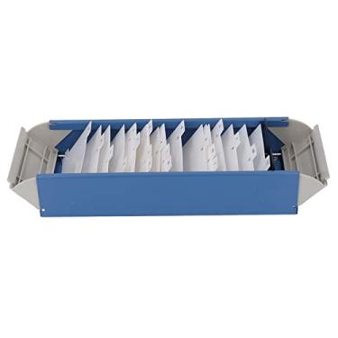 Imagem de RiToEasysports Porta-Cartões de Alto índice Transparente para Cartões de Visita, Organizador de Porta-arquivos de A A Z, Expansível para Fácil Pesquisa, Comporta 800 (Azul)