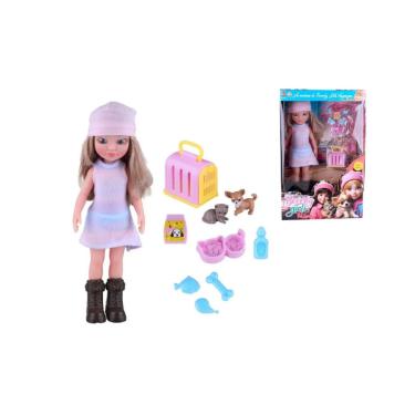 Imagem de Boneca Beverly Girls Pet Lover - BeeToys