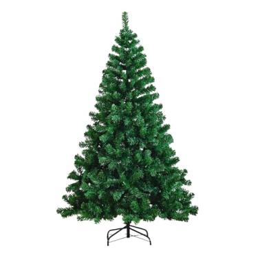 Imagem de Árvore de Natal 1,80m com 800 Galhos Verde Tradicional | Pinheiro de Natal Artificial Realista | Fácil Montagem e Armazenamento