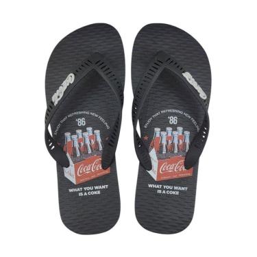 Imagem de Chinelo Coca-Cola Shoes Courtland 2 Masculino Adulto Ref. CC4690-Masculino