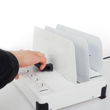 Imagem de HYUIO Máquina de encadernação térmica de 1 a 50 mm de espessura, máquina de encadernação térmica de documentos A4, controle de temperatura de 3 engrenagens, para casa, escritório, contrato