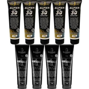 Imagem de Kit 5 Super Gel 30 Ervas 150G + 4 Gel Cartilagem De Tubarão - Bio Inst