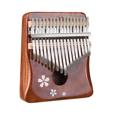 Imagem de Piano de polegar de 17 teclas Kalimba instrumento de piano de dedo para iniciantes kalimba profissional