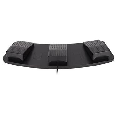 Imagem de Pissente USB Triple Foot Switch Pedal Multifunctional Ergonomic Triple Foot Switch Pedal para Jogos Teste de Fábrica ABS Conexão USB Com Fio ((interruptor fotoelétrico))