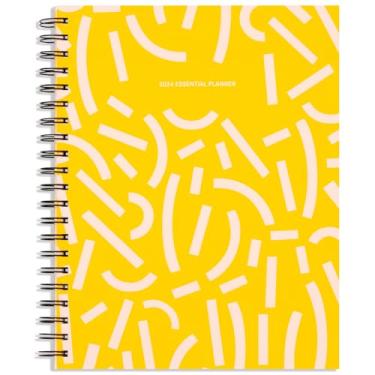 Imagem de POKETO - Agenda essencial 2024 - semanal e mensal - 8,5" x 11" (21,59 x 27,94 cm) - Jan-Dez 2024 - Lista de tarefas, rastreador de hábitos, diário - encadernação em espiral - Casa, escola e escritório