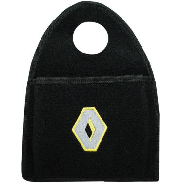 Imagem de Lixeira Lixinho Automotiva Carro Carpete Logo Bordado para Câmbio Preto