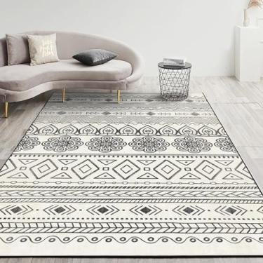 Imagem de Tapetes de varanda para ambientes externos à prova d'água, 10 x 15 cm, resistentes ao clima, para ambientes externos, tapete geométrico, antiderrapante, de veludo, para jardim, deck e acampamento