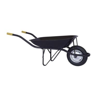 Imagem de Carro De Mao Preto Caçamba Metalica 45l Pneu E Camera - Maestro