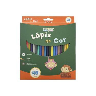 Imagem de Lápis de Cor Sextavado Leo e Leo - 48 Cores