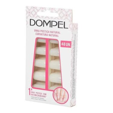 Imagem de Unha Postiça Curvatura Natural Dompel 48Un Antimicrobiano