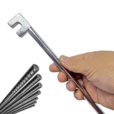 Imagem de Chave Para Dobrar Ferro Vergalhão 3/8 Dupla 10x12mm Cromada - IDEA+PRO