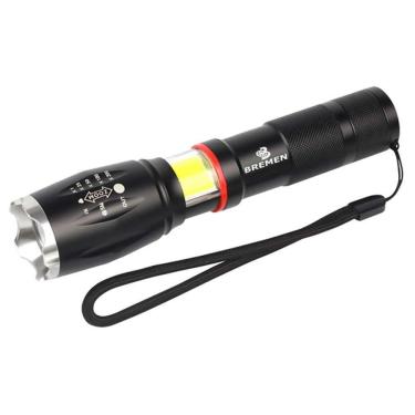 Imagem de Lanterna Tatica Led T6 300 Lúmens Recarregável Xpe 9428