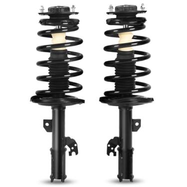 Imagem de TOPAZ Amortecedores dianteiros esquerdo e direito com amortecedor de mola helicoidal compatível com Toyota Sienna 7 2005-2010 assento de passageiro substitui 172363 172364 (conjunto de 2)