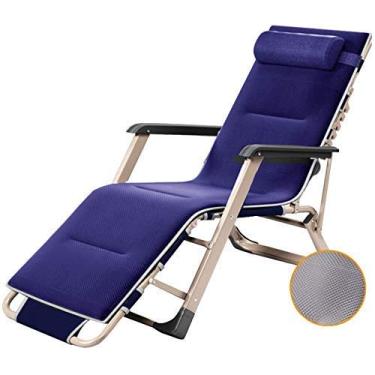 Imagem de YYBOES Espreguiçadeiras dobráveis espreguiçadeiras dobráveis cadeiras de deck cadeiras reclináveis de jardim espreguiçadeiras reclináveis espreguiçadeiras ajustáveis para pátio, acampamento, praia