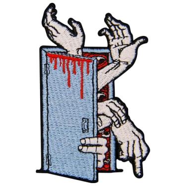 Imagem de ZEGINs Emblema com aplique bordado Struggling Out of The Blood Gate, ferro na costura